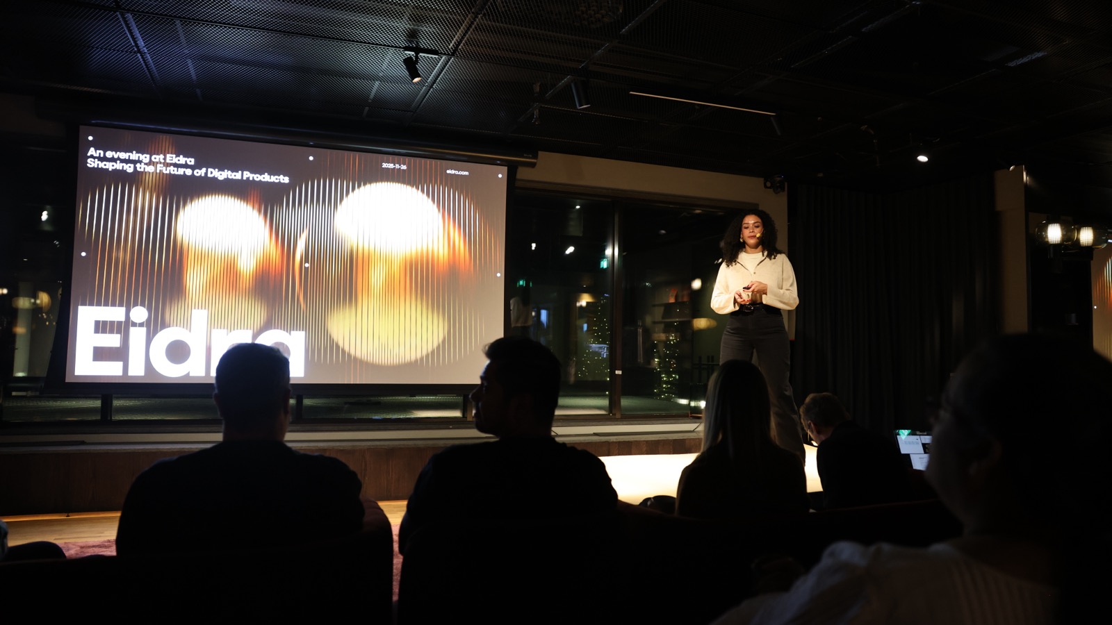 Mélanie Choko hosting and speaking at Eidra