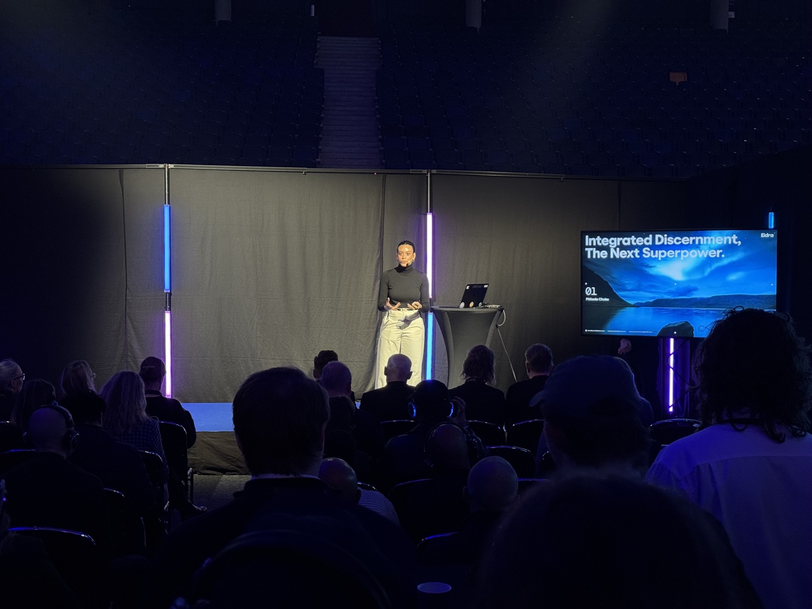 Mélanie Choko speaking at Tech Arena 2026